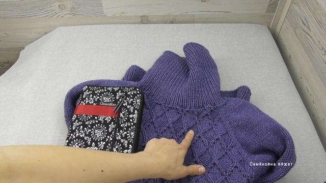 В15 Мужской свитер из Alize lanagold. Подробное описание, МК. смотреть онлайн