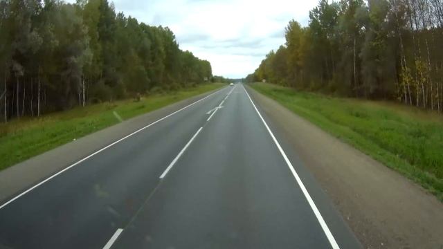 Трасса Р23 на Беларусь. [ Остров - Опочка ] смотреть онлайн