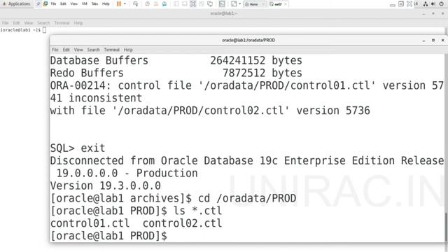 ORA-00214: control file version inconsistent with file [solved] смотреть онлайн