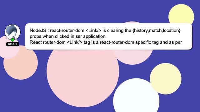 NodeJS : react-router-dom Link/ is clearing the {history,match,location} props when clicked in ss смотреть онлайн