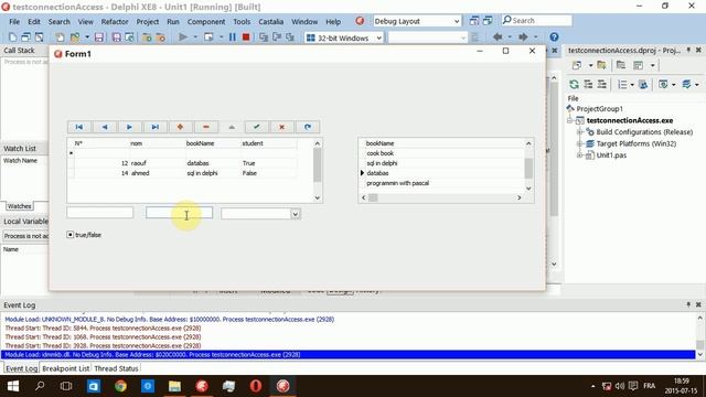 11.Show Data From another Table using DblookupCombobox - Delphi Database development course смотреть онлайн