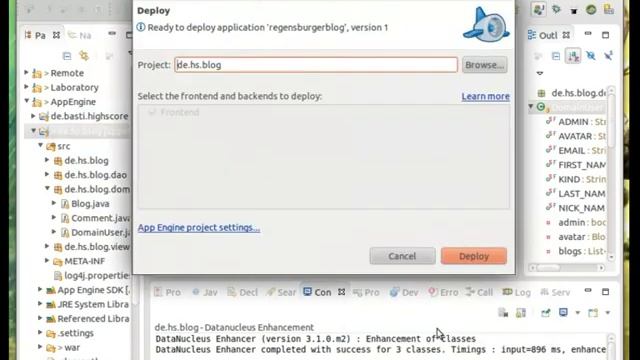 Persistence in Google App engine смотреть онлайн