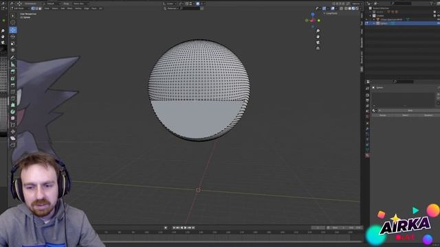 Saquedeuneu & Spectrum ( Tangela / Haunter ) Modélisation 3D Blender смотреть онлайн