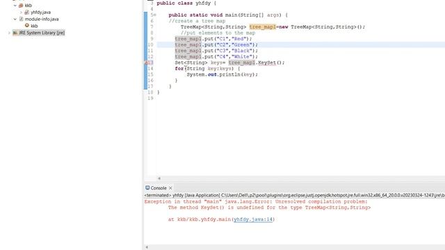 3.Java program to get all keys from given tree map. смотреть онлайн