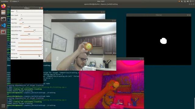 Tennis Ball HSV Tracking Algorithm смотреть онлайн