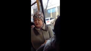 бабка жжет в трамвае / бабка делала победу / в Краснодаре