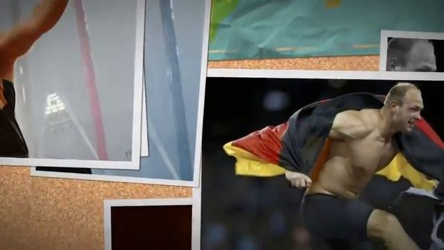 Athletics:High Hurdling Robert Harting Wins Didiscus Gold. смотреть онлайн