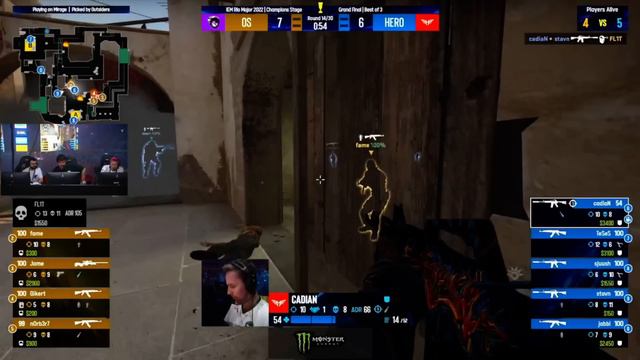 HEROIC x OUTSIDERS (MAPA 1 - MIRAGE) GRANDE FINAL MAJOR RIO 2022 смотреть онлайн