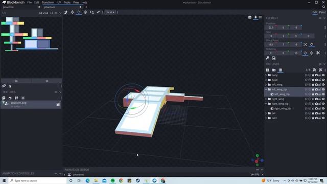 Making a stingray in blockbench for my minecraft mod смотреть онлайн