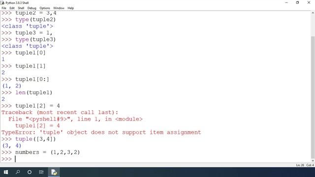 Learn Python - Tuples смотреть онлайн