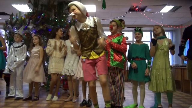 Новогодние утренники в клубе Араши Карате "Багира" 28.12.19г. смотреть онлайн