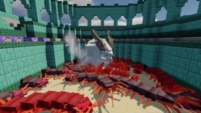 Frostmaw (Mowzie's Mobs) vs Alex's Mobs (Minecraft Mod Showcase) 1vs100 смотреть онлайн