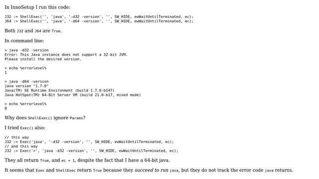 InnoSetup: Detect if Java is 32-bit or 64-bit (2 Solutions!!) смотреть онлайн