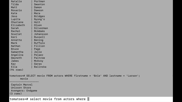 Basics of Querying an SQL Database смотреть онлайн