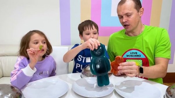 Большое Маленькое или среднее челлендж от Макс и Кати