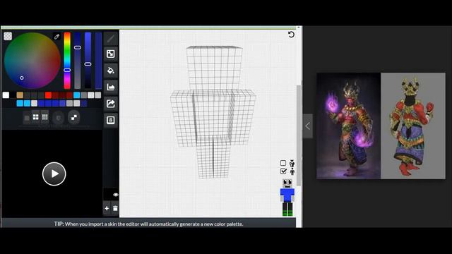 Minecraft Skin Making - JXDkid, Sans, and Ravana - #SGA Challenge смотреть онлайн