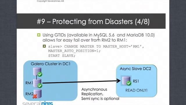 Webinar replay: 9 DevOps Tips for Going in Production with Galera Cluster for MySQL - part 5 смотреть онлайн