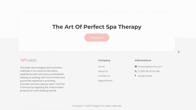 Beauty, Hair & Spa Salon WordPress Website Review for Salon смотреть онлайн