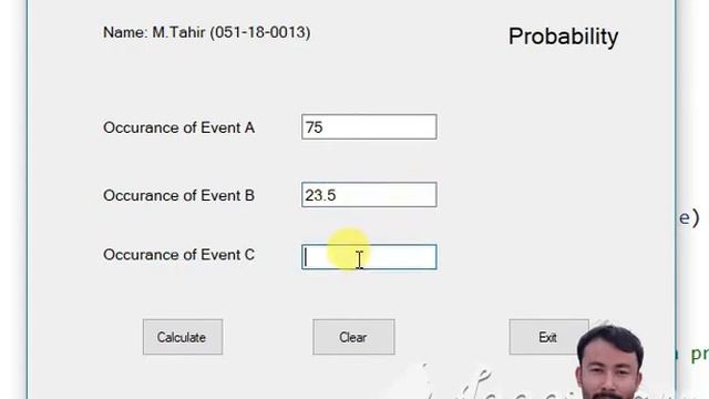 Finding probability c# code смотреть онлайн