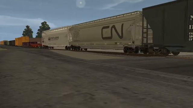 Trainz 2012 - NS G98 Albany Switcher in Downtown Albany GA смотреть онлайн