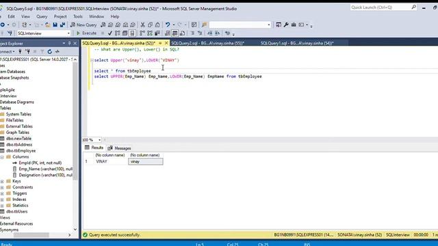 What are Upper, Lower in SQL смотреть онлайн