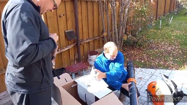 ВЕТРОДУЙ STIHL  СБОРКА и ИСПЫТАНИЯ ???