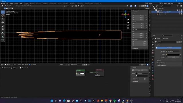 EASY Jet engine trail Blender in 5mins смотреть онлайн