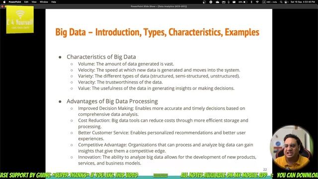 Data Analytics Unit 1 Part 2 | KCS 051 | KIT 601 | AKTU | @c4yourselfyt смотреть онлайн