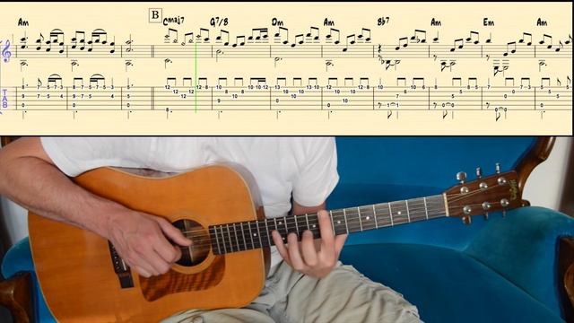 A TIME FOR US (Romeo and Juliet) Tutorial for Guitar (TABs + Score) смотреть онлайн