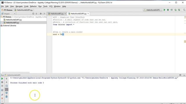 The Basics - Python 3: Hello World GUI смотреть онлайн