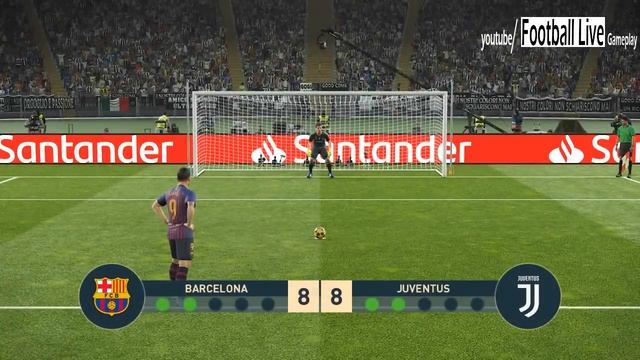 PES 2019 | Barcelona vs Juventus | Final UEFA Champions League (UCL) | Penalty Shootout смотреть онлайн