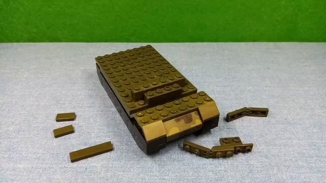 пт сау Фердинанд ( Ferdinand from the constructor) из конструктора лего своими руками. Лего танк. смотреть онлайн
