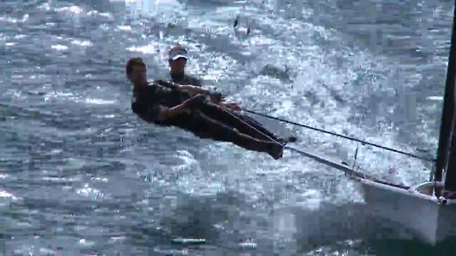 49er Sailing In Italy