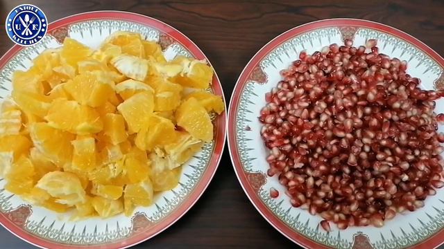 Pomegranate and Orange Juice || انار اور اورنج کا جوس || अनार और ऑरेंज का जूस || Unique Kitchen ||🇹 смотреть онлайн