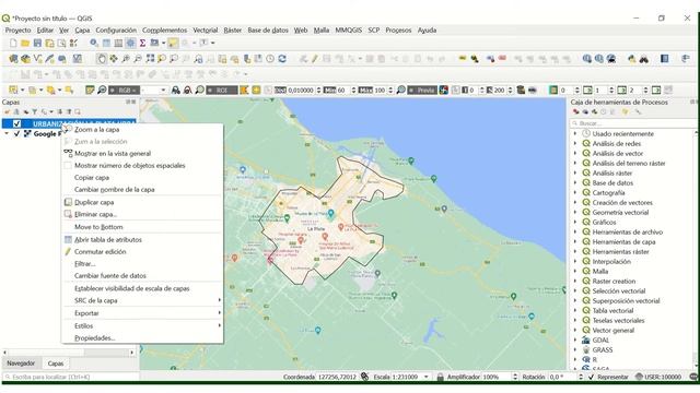 Importar un archivo KMZ o KML en QGIS смотреть онлайн