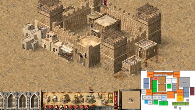 How to build Lionheart's smallest castle 🏰 in Stronghold Crusader смотреть онлайн