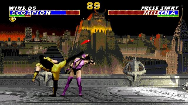 Полное прохождение Ultimate Mortal Kombat 3 - Scorpion (SEGA) смотреть онлайн