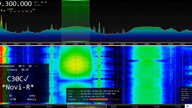 [Es] HRV: Novi Radio - 89.3MHz - Ugljan - 1116utc - 20.08.2022 смотреть онлайн