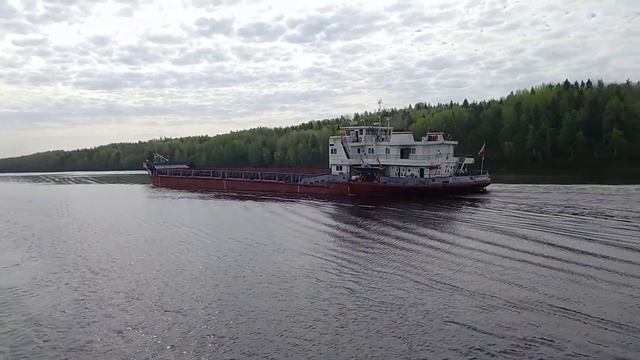 Теплоход"Окский-71".Река Свирь. смотреть онлайн