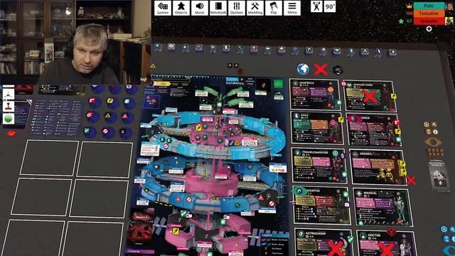 Stationfall gameplay (3 players), TTS смотреть онлайн