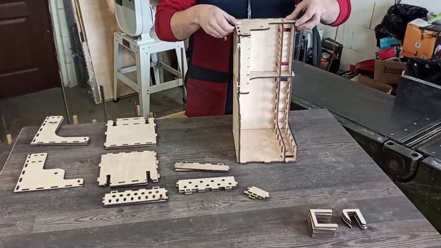 Сборка органайзера для инструмента из фанеры смотреть онлайн