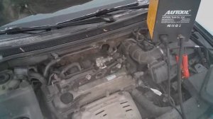 Toyota Avensis диагностика двигателя, проверка дымогенератором