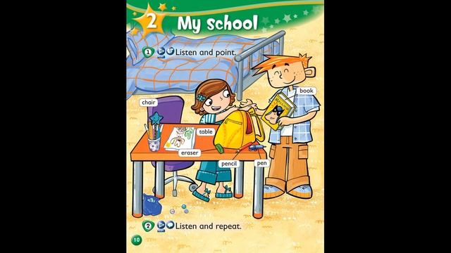 Kid's Box 1, Unit 2, PB, page 10, exercises 1, 2 смотреть онлайн