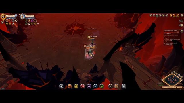 Albion Online Battle Axe Corrupted Dungeon ( Fiend Cowl-Mage Robe-Knight Boot-Battle Axe) смотреть онлайн
