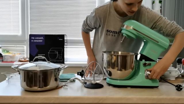 Готовим картофельное пюре в планетарном миксере. Обзор планетарного миксера kitfort KT-1324-3 смотреть онлайн