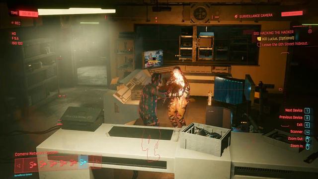 Cyberpunk 2077: Killing a gig target with Cyberpsychosis quickhack смотреть онлайн