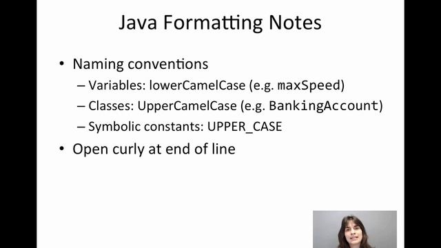 Java Formatting смотреть онлайн