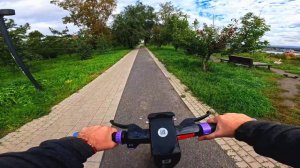 Покатушки на электро самокате.  Снято на GoPro 12