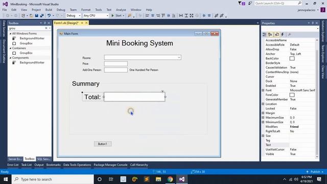 Mini Booking System in VB.Net with Full Source Code | Free to Download смотреть онлайн