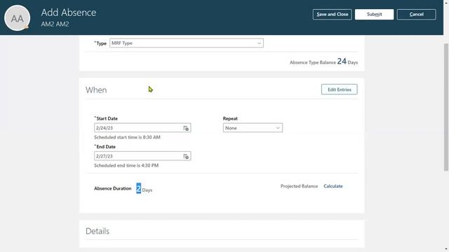 Oracle Fusion Cloud Absence Entry Journey | 22D New Feature | HCM Real Time | Absence Journey смотреть онлайн